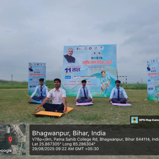 CVRU Celebrated National Sports Day 2025