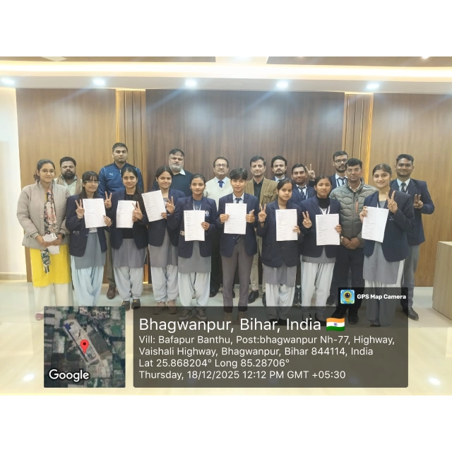 डॉ. सी. वी. रमन विश्वविद्यालय के 12 छात्रों का पाई इन्फोटेक प्राइवेट लिमिटेड में चयन