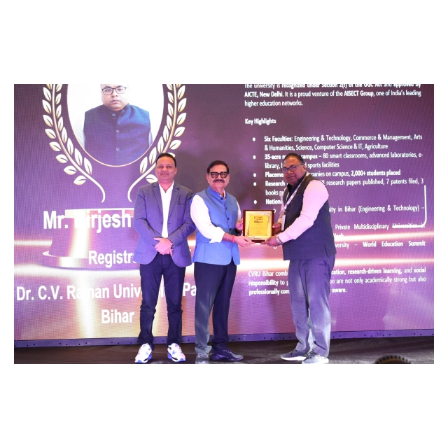 The Hindustan ICONS Award for Excellence in higher Education at Georgia